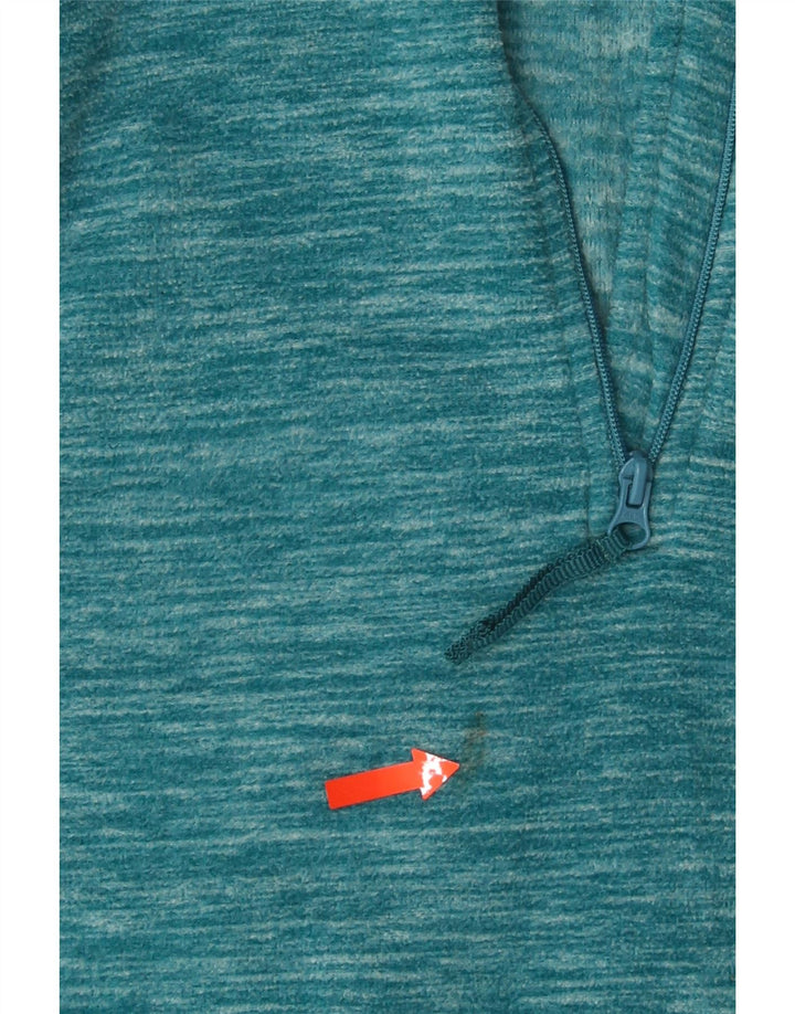 Maglione in pile da donna con collo e zip Mountain Warehouse UK 12 medio blu screziato
