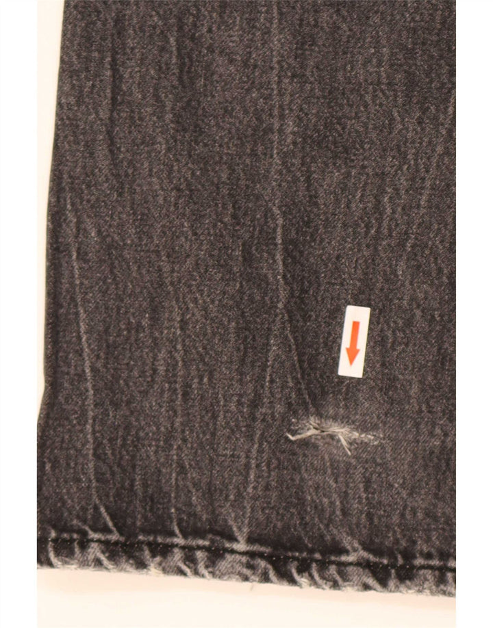 Jeans dritti da donna Zara EU 42 Large W32 L35 Cotone grigio