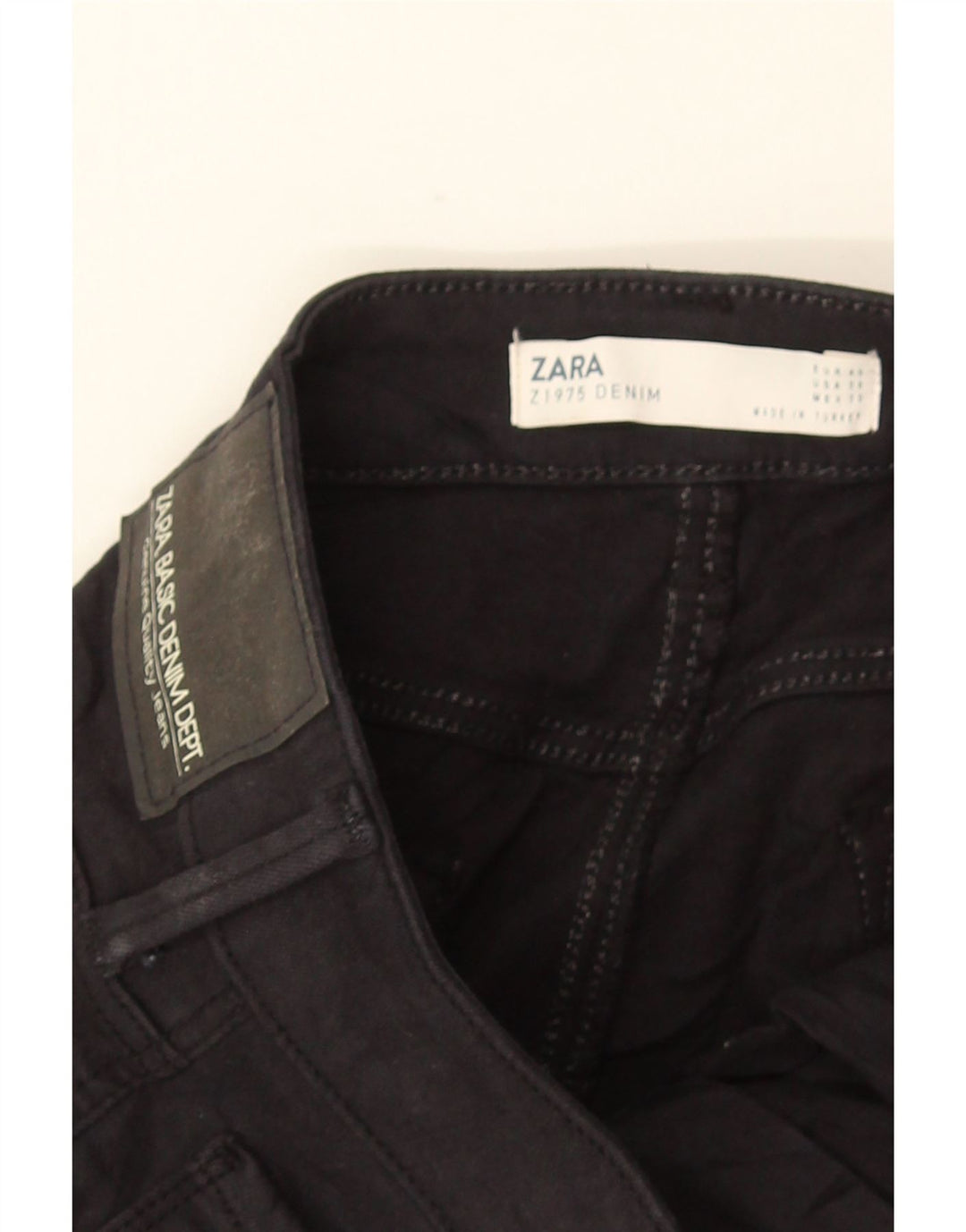 Jeans skinny da donna ZARA EU 40 medio W30 L27 neri
