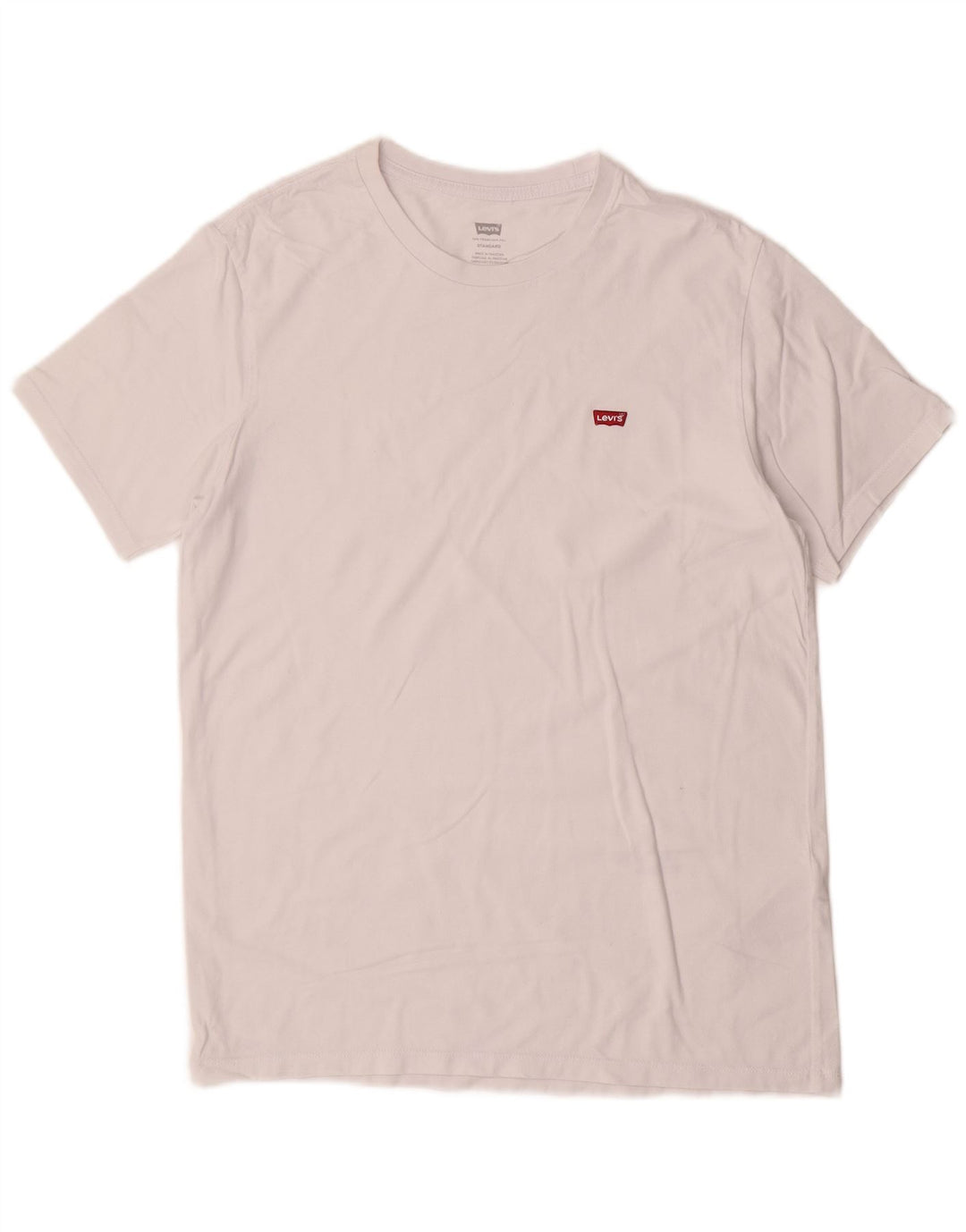 T-shirt standard da uomo Levi's Top in cotone bianco medio