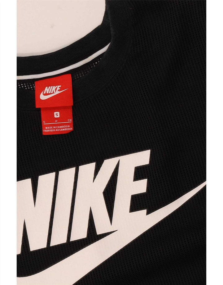 Canotta grafica Nike da uomo, piccola, gessata nera