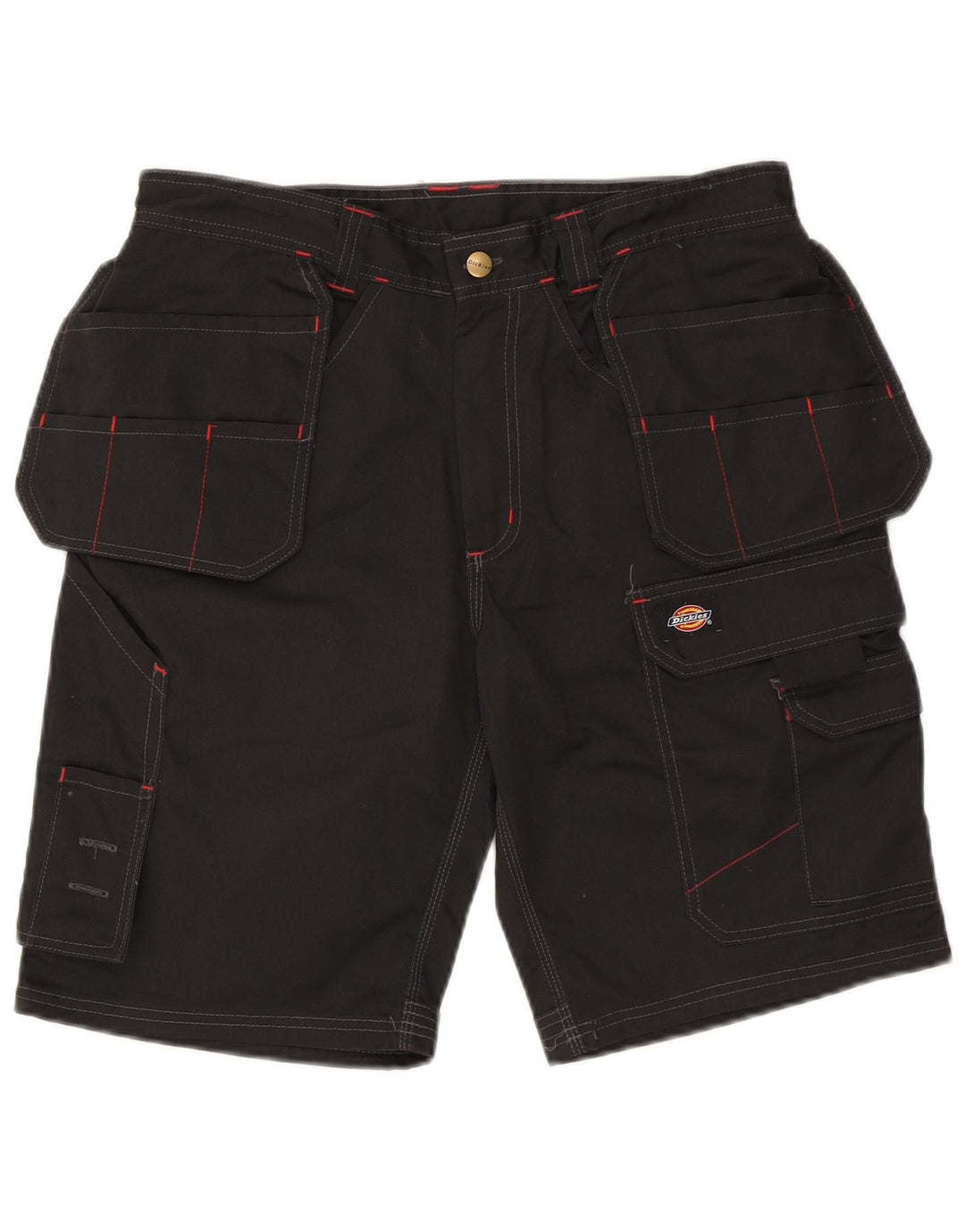Pantaloncini cargo da uomo Dickies W32 poliestere nero medio