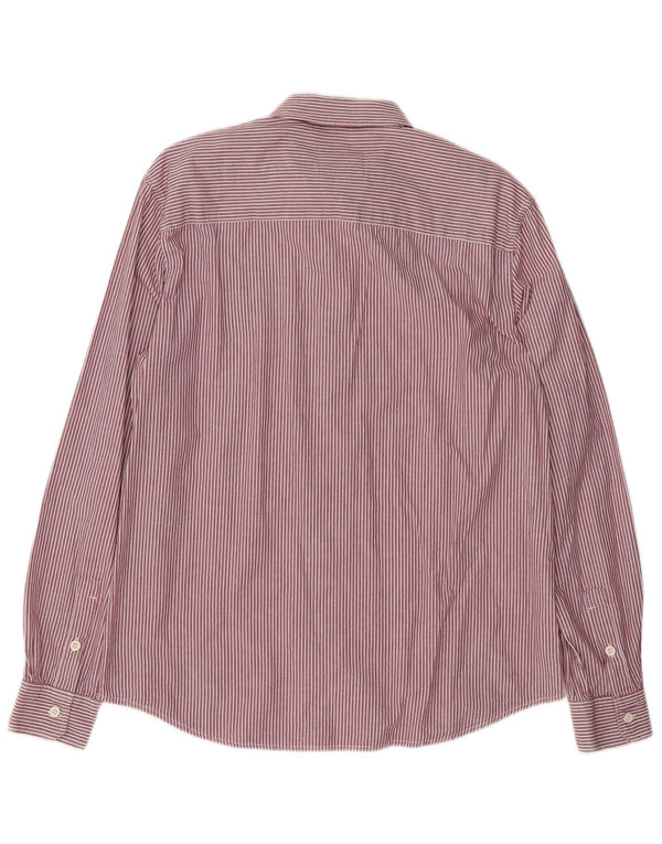 Camicia da uomo WRANGLER in cotone a righe grandi rosse