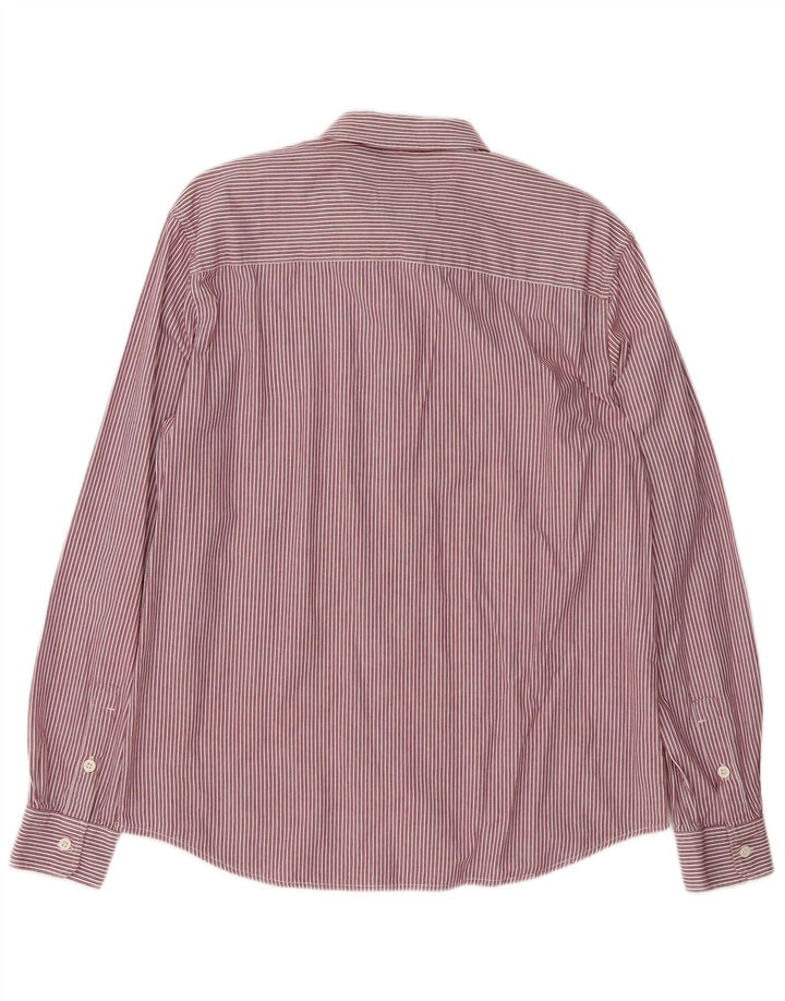 Camicia da uomo WRANGLER in cotone a righe grandi rosse