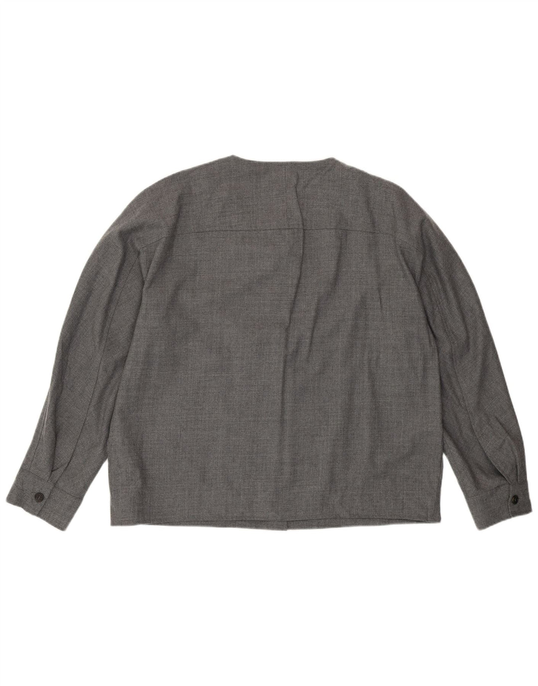 Giacca blazer a 5 bottoni da donna Cos EU 42 grande lana grigia