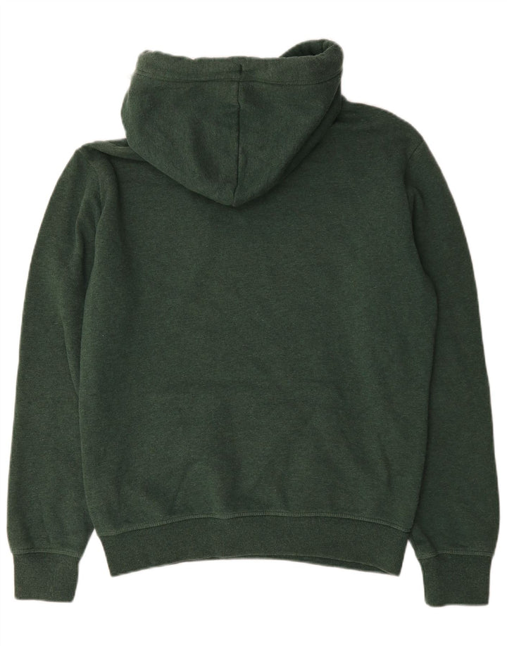 Felpa con cappuccio da uomo Superdry Small in cotone verde