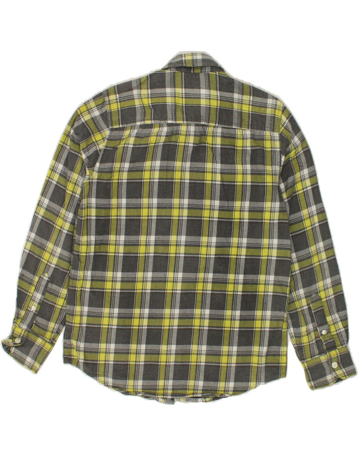 GAP Boys Regular Shirt 10-11 Years Large Green Check Cotton | Vintage Gap | Thrift | Second-Hand Gap | Used Clothing | Messina Hembry 
