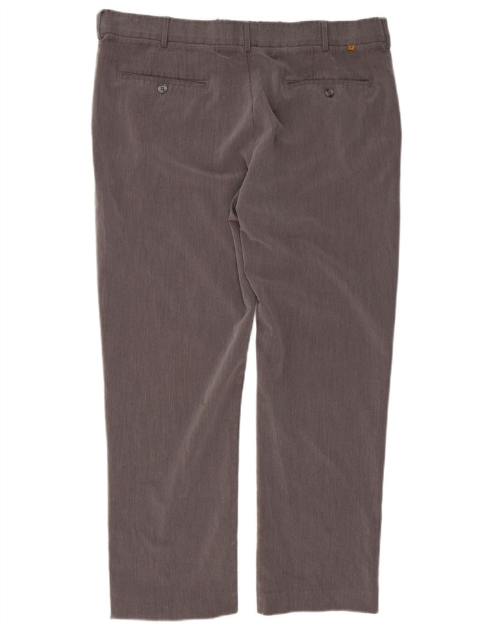 Pantaloni da completo da uomo Farah Classic Fit W38 L29 Poliestere grigio