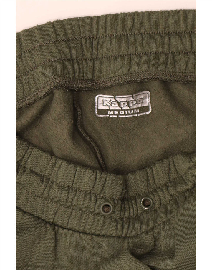 Pantaloni da tuta con grafica Kappa da uomo, pantaloni da jogging, cotone medio kaki