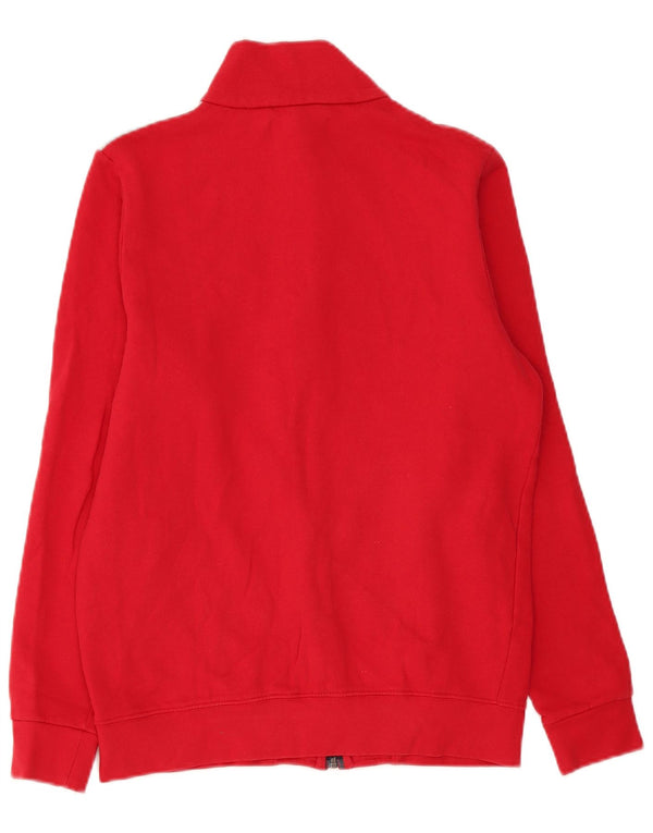 Kappa Mens Tracksuit Top Jacket Medium Red Colourblock Cotton