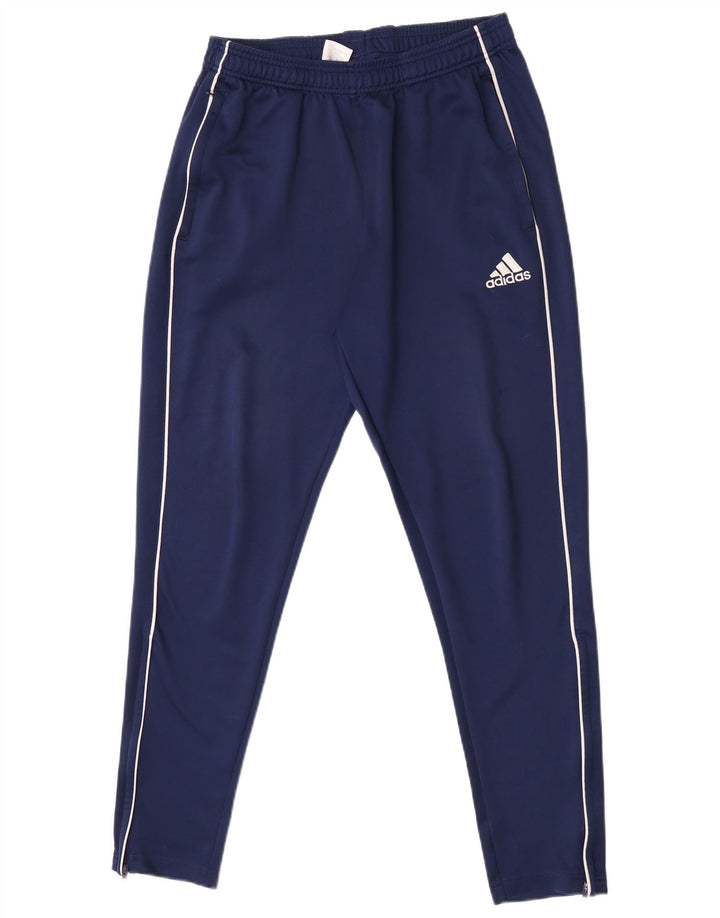 Pantaloni da tuta da uomo Adidas Large blu in poliestere