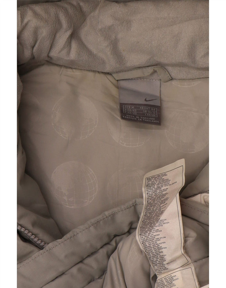 Giacca imbottita con cappuccio da donna Adidas UK 10/12 Colore grigio medio