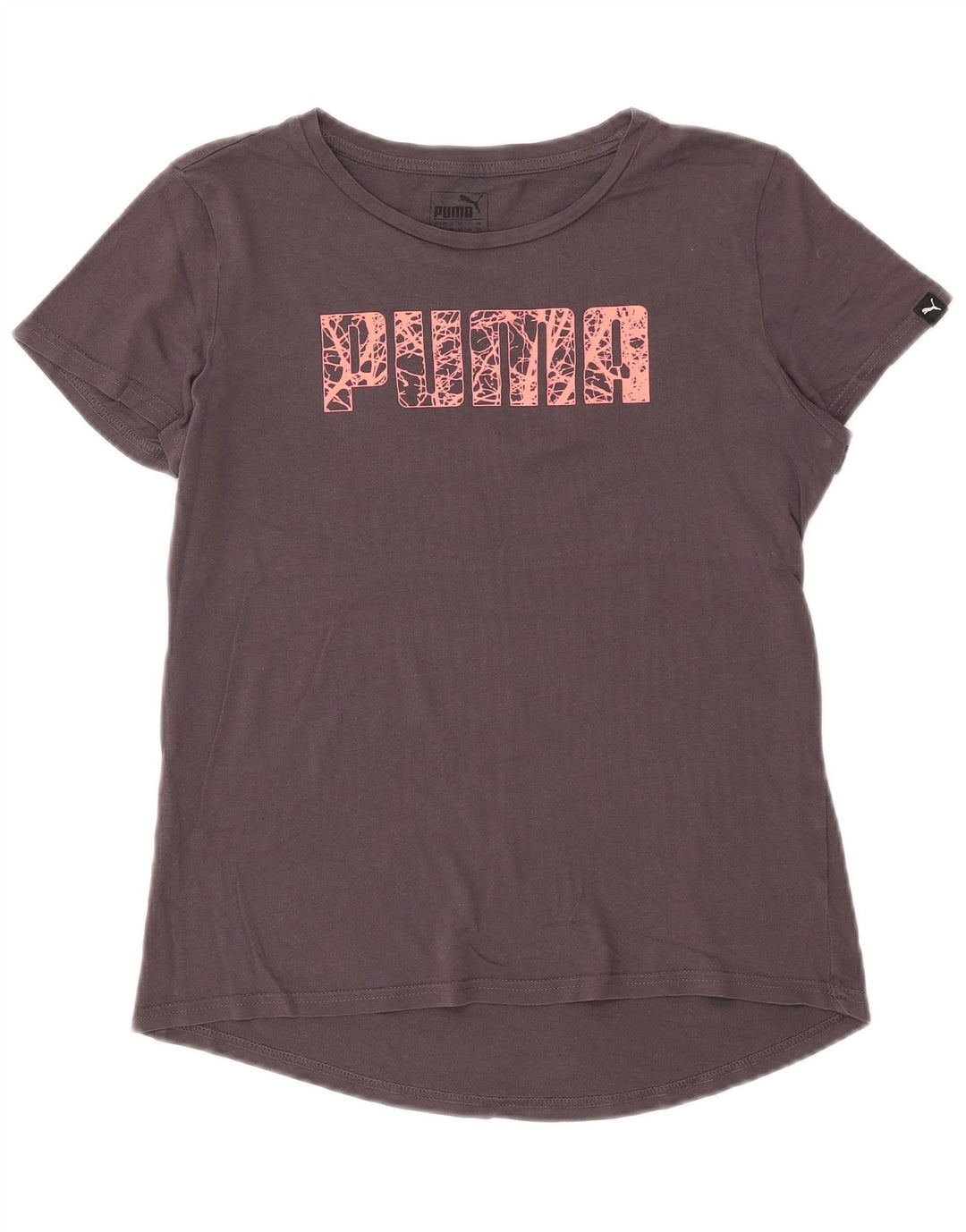 T-shirt grafica da donna Puma UK 12 Grigio medio