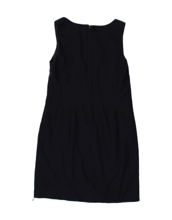 J. CREW Womens Sleeveless Basic Dress US 8 Medium Navy Blue Cotton Vintage J. Crew and Second-Hand J. Crew from Messina Hembry 