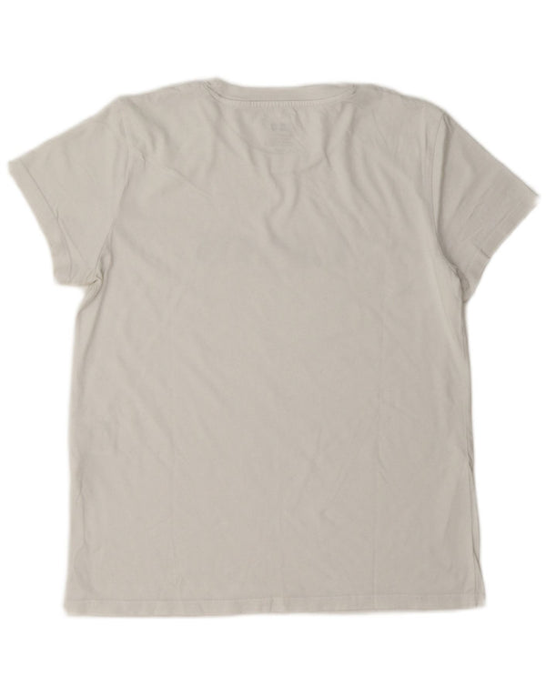 Levi's T-shirt grafica oversize da donna Top UK 10 Small Bianca