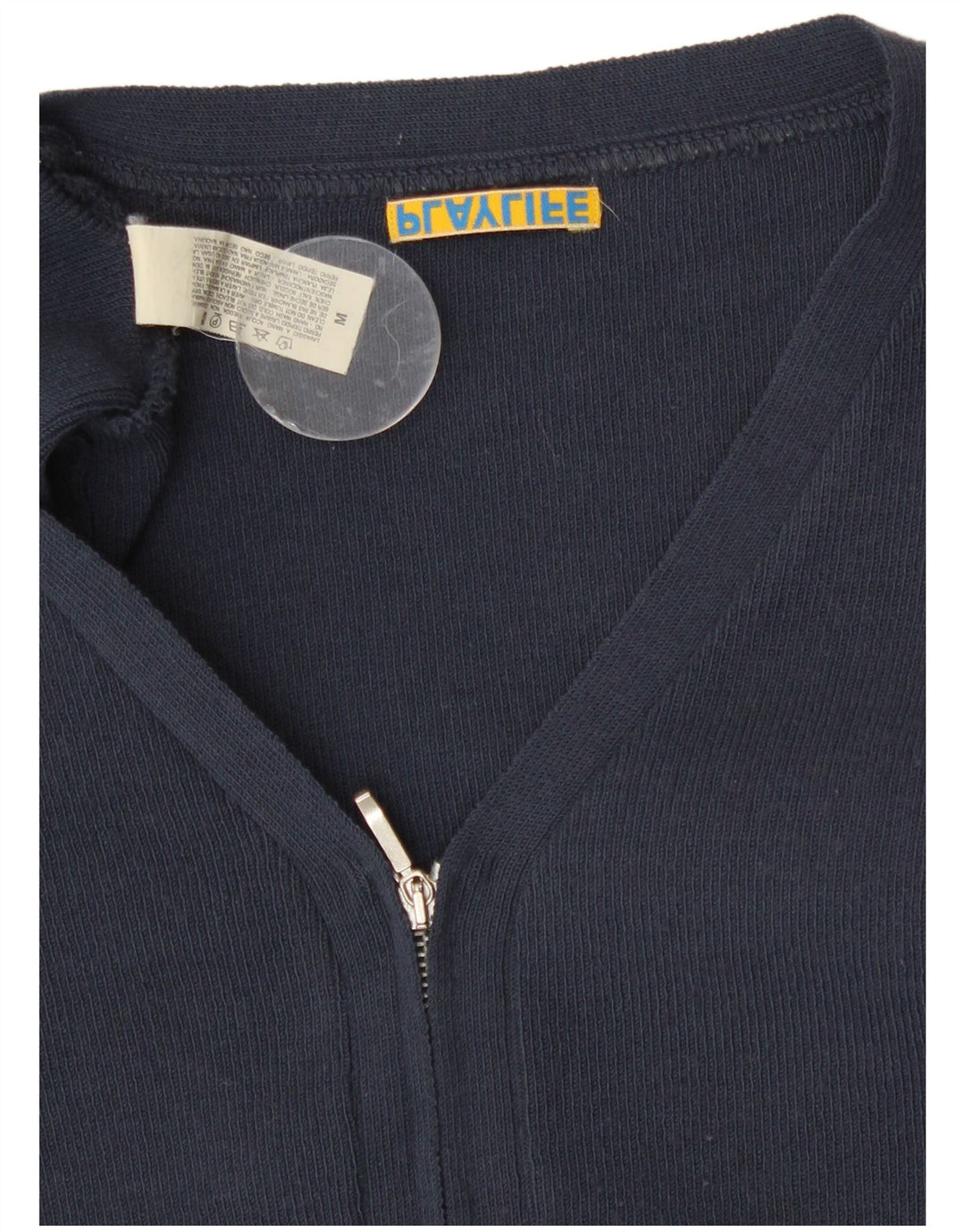 Maglione cardigan corto da donna Playlife UK 12 medio blu navy in poliammide