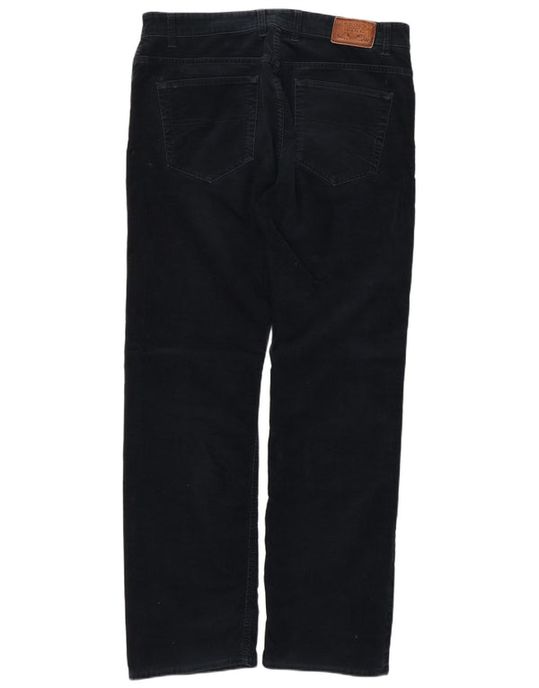 GANT Pantaloni da uomo Jason Regular Fit in velluto a coste W36 L34 cotone blu navy