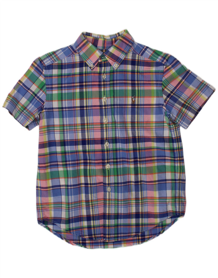 POLO RALPH LAUREN Maglia Bambino 7-8 Anni Piccolo Plaid Multicolore
