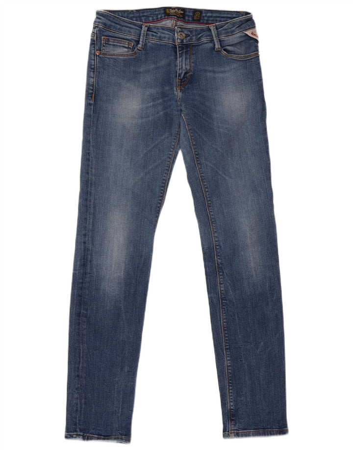 Jeans slim da donna Replay W29 L30 cotone blu