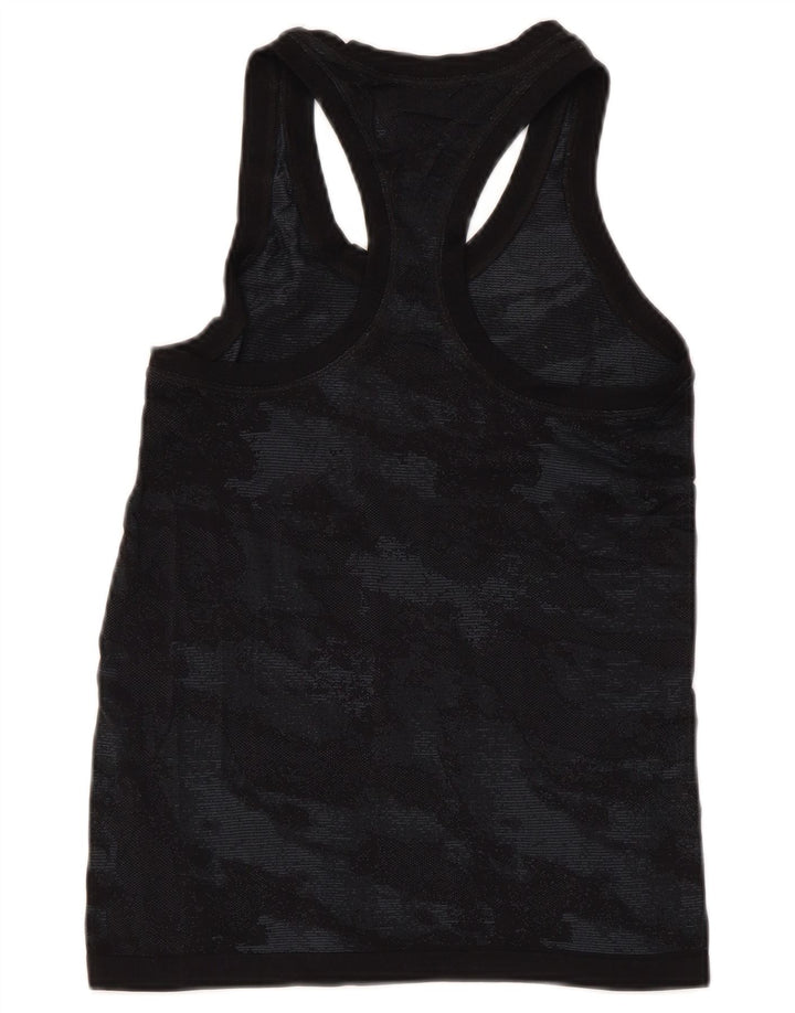 Canotta da donna ATHLETA UK 8 piccola in nylon mimetico nero