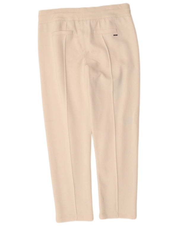 Pantaloni casual slim da uomo Hugo Boss grandi W36 L30 cotone beige