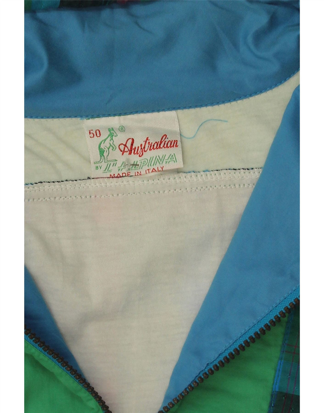 Felpa da uomo AUSTRALIAN L'ALPINA IT 50 Medium Green Check