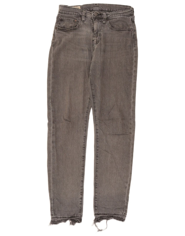 Jeans slim da uomo Levi's W28 L32 cotone grigio