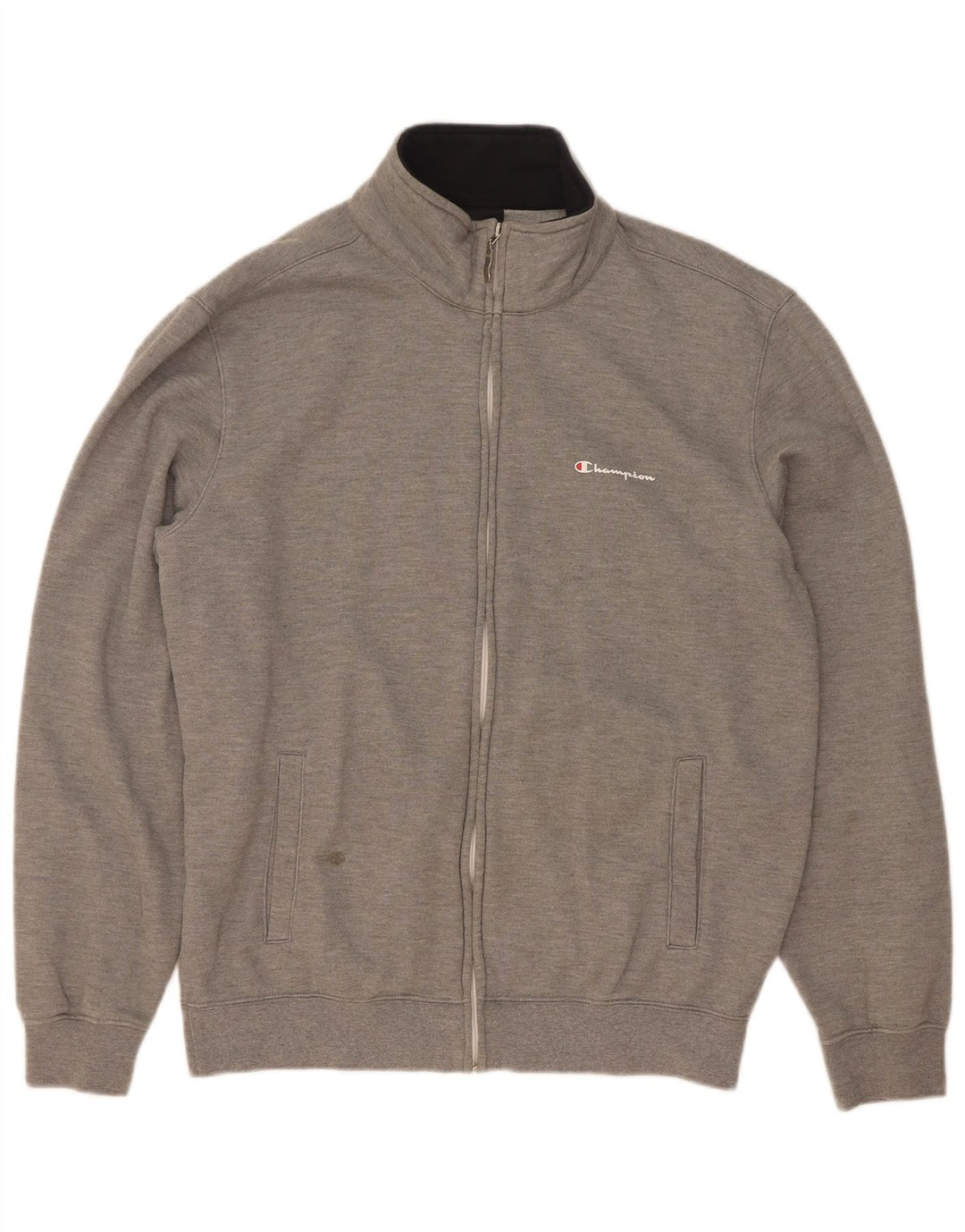 Giacca da tuta da donna Champion UK 16 grande cotone chiazzato grigio