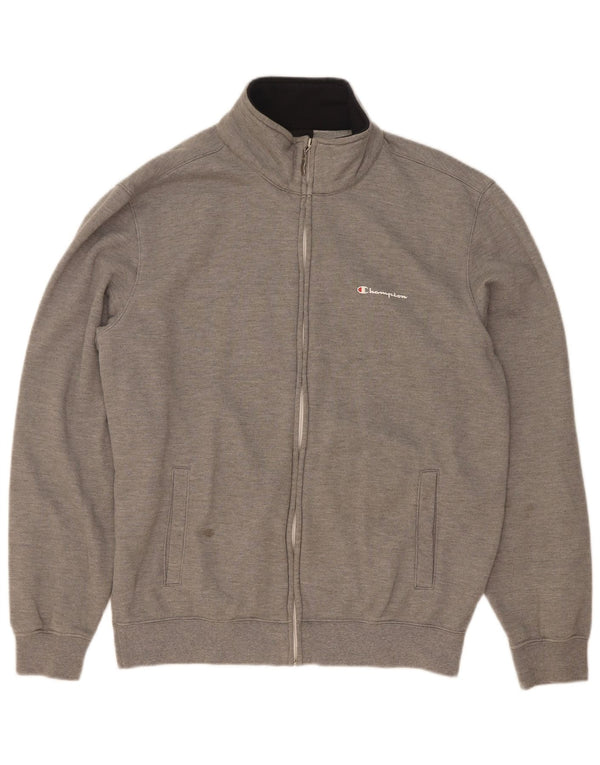 Giacca da tuta da donna Champion UK 16 grande cotone chiazzato grigio