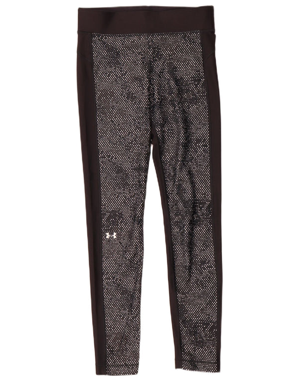 Leggings Heat Gear da donna Under Armour UK 14 poliestere nero medio
