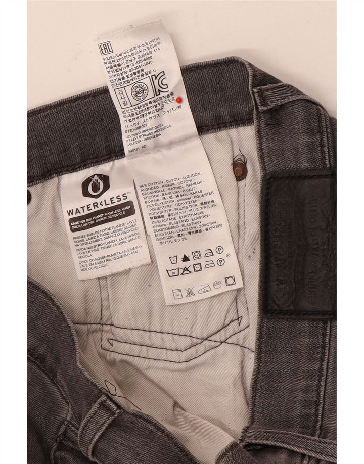 Jeans dritti da uomo Levi's W34 L30 cotone grigio