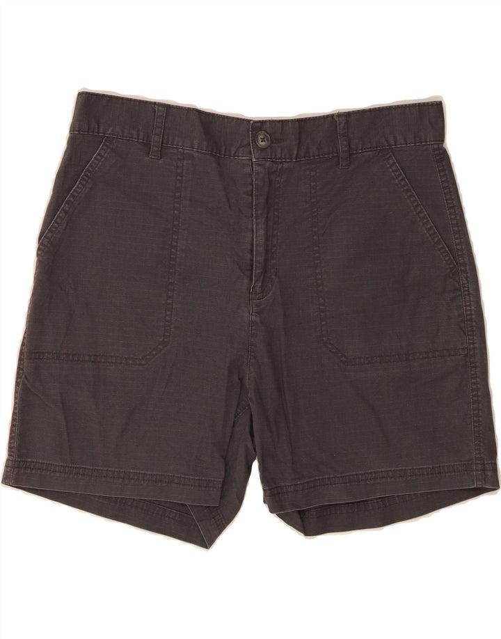 EDDIE BAUER Womens Chino Shorts US 8 Medium W30 Grey Cotton Vintage Eddie Bauer and Second-Hand Eddie Bauer from Messina Hembry 