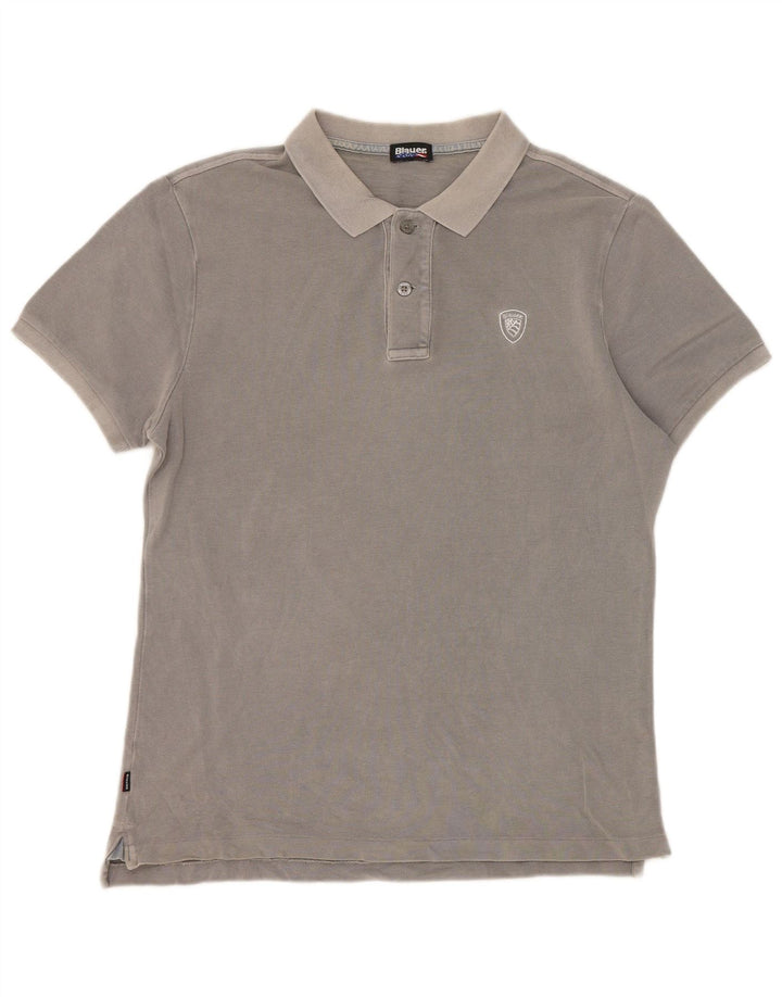 Polo Blauer Uomo Grigio Medio