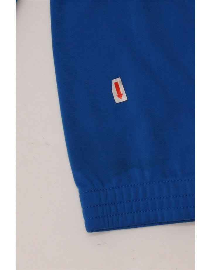 PUMA Boys Graphic Tracksuit Top Jacket 15-16 Years Blue Polyester