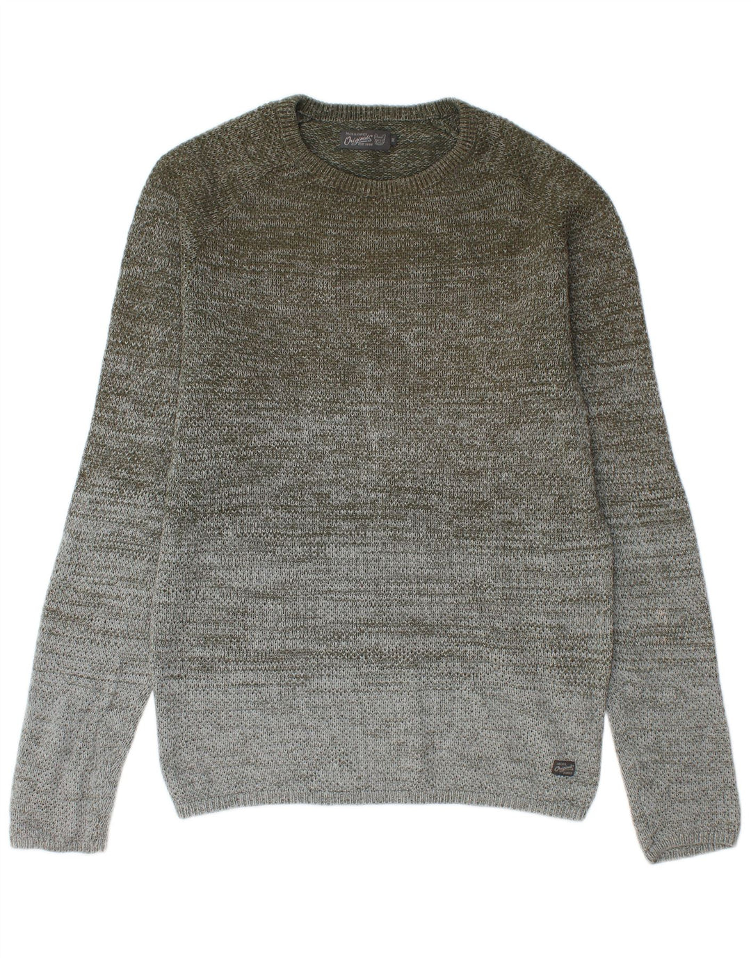 Jack & Jones Maglione girocollo da uomo in cotone color block color kaki medio