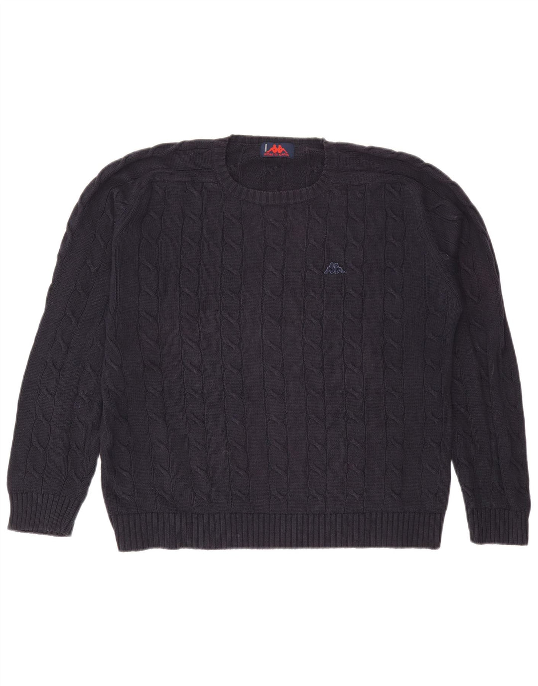 Maglione Kappa da uomo girocollo in cotone medio blu navy
