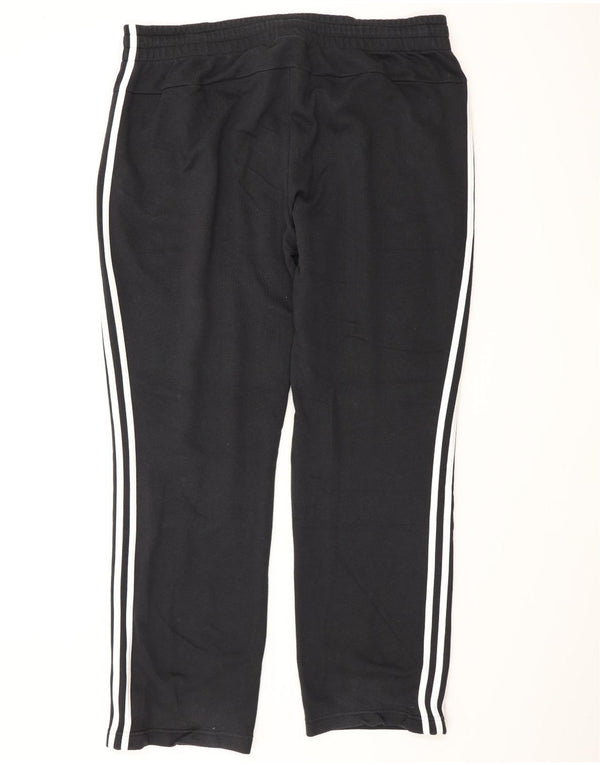 Pantaloni della tuta da donna Adidas UK 24/26 2XL Cotone nero