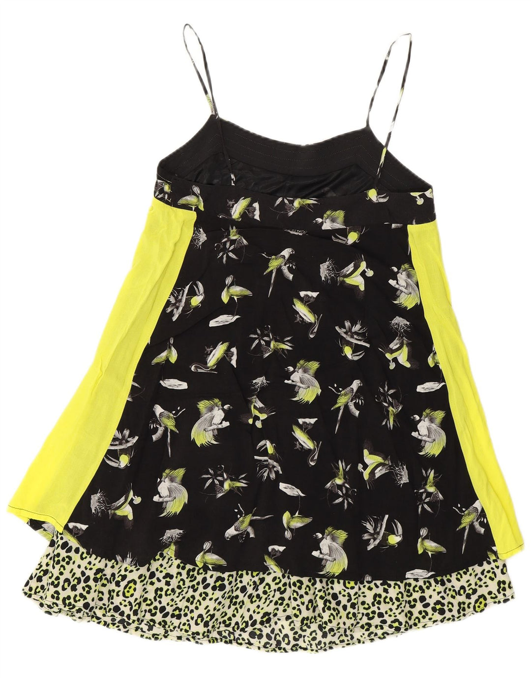Abito sottoveste da donna Zara con motivo astratto UK 8 piccolo multicolore