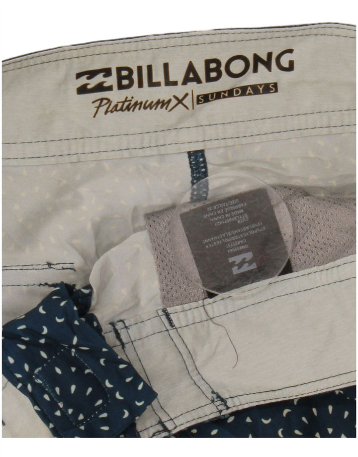 Pantaloncini da bagno da uomo BILLABONG Poliestere maculato medio blu navy