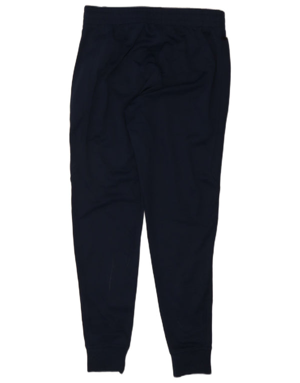 Pantaloni da tuta da uomo Under Armour, pantaloni da jogging, grandi, in poliestere blu navy