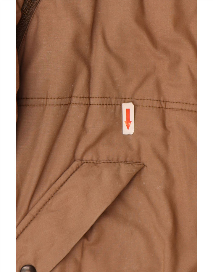 Giacca bomber da uomo Pierre Cardin UK 40 grande cotone marrone