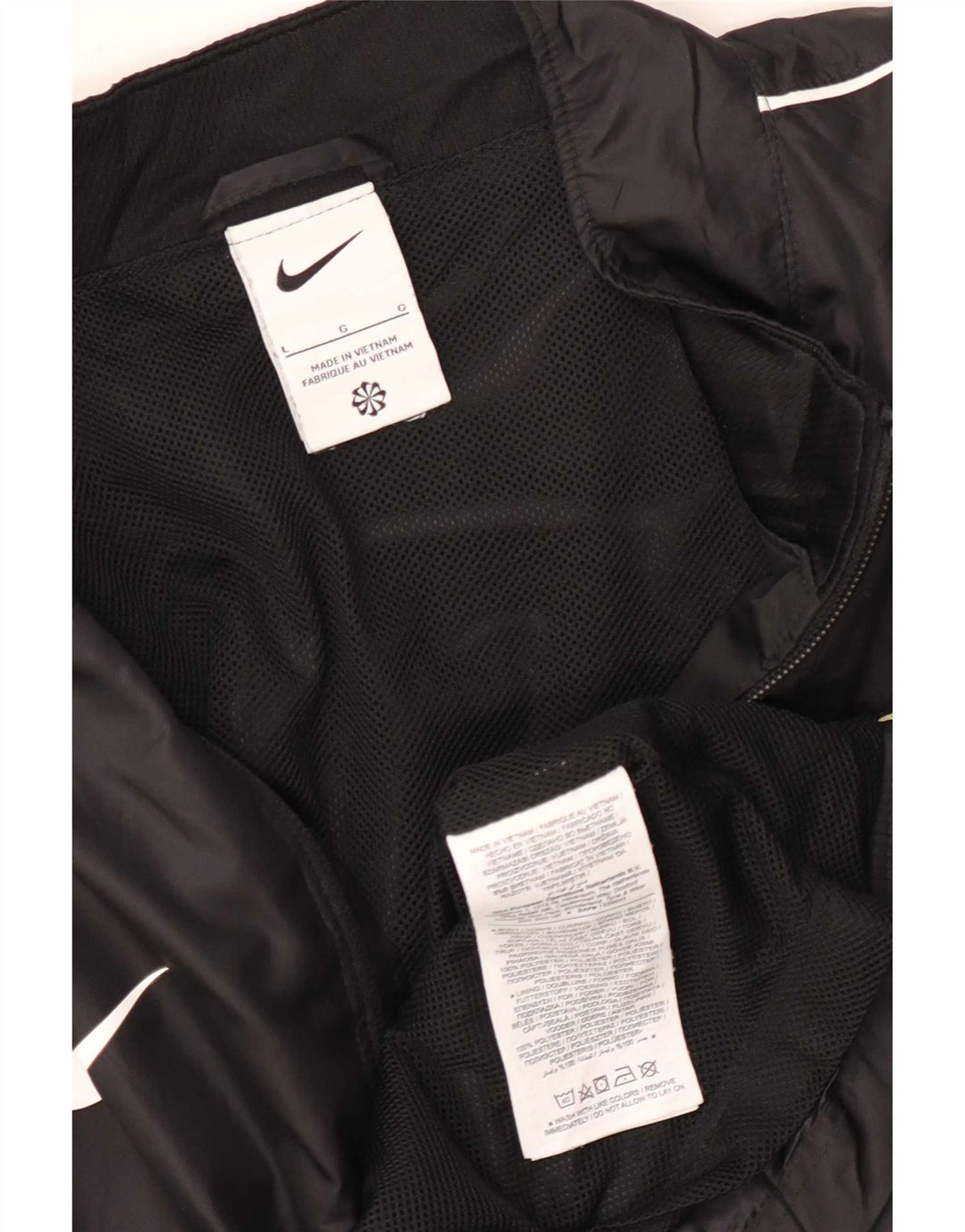 Nike Uomo Bedmond F.C. Giacca Top Tuta Large Nera in Poliestere