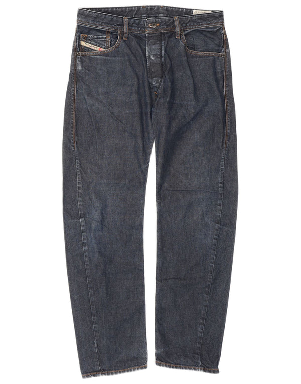 Jeans dritti carota da uomo Diesel Bravefort Comfort Fit W32 L32 blu navy