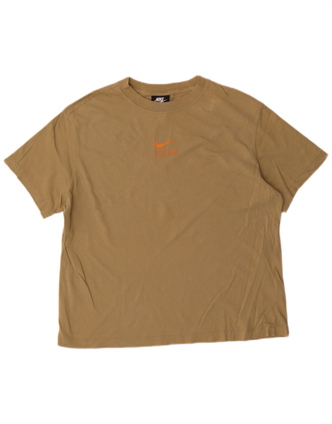 T-shirt grafica da uomo Nike Top Small in cotone kaki
