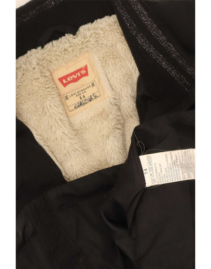 Giacca imbottita Levi's bambina 13-14 anni in poliestere nero