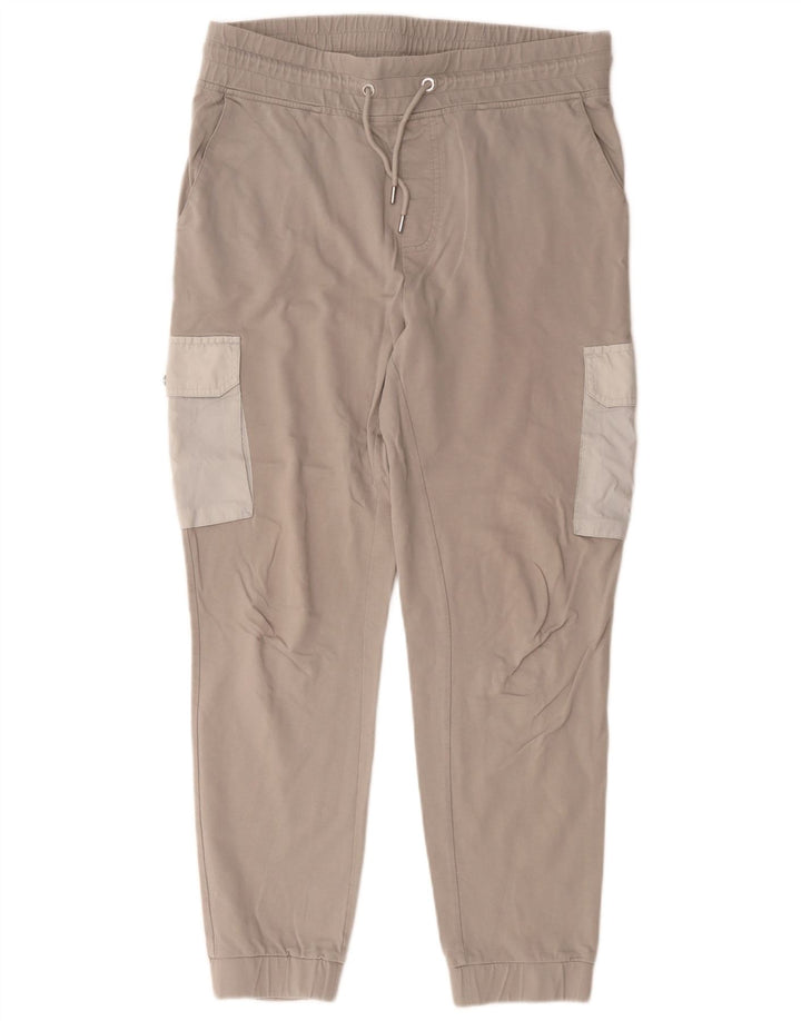 Pantaloni cargo da jogging da uomo Hugo Boss color grigio medio