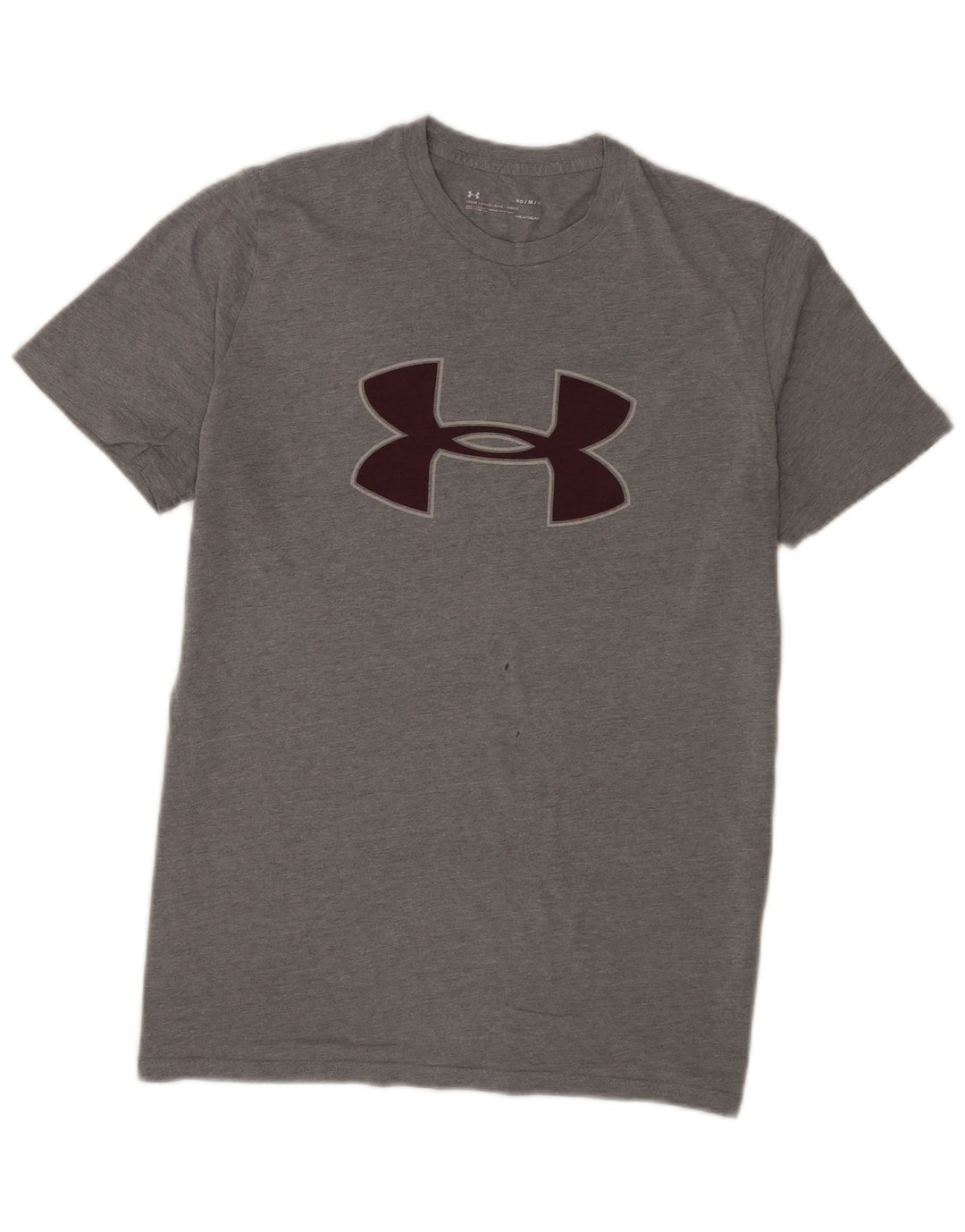 Maglietta grafica da uomo Under Armour Heat Gear Top grigio medio