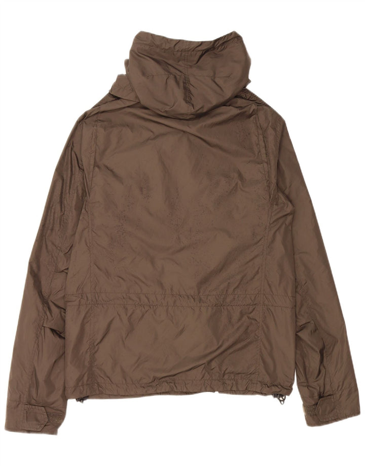 Giacca pratica da uomo con cappuccio Aspesi UK 36 Small Khaki Poliammide