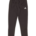 Pantaloni della tuta Adidas Aeroready da ragazzo 11-12 anni in poliestere nero
