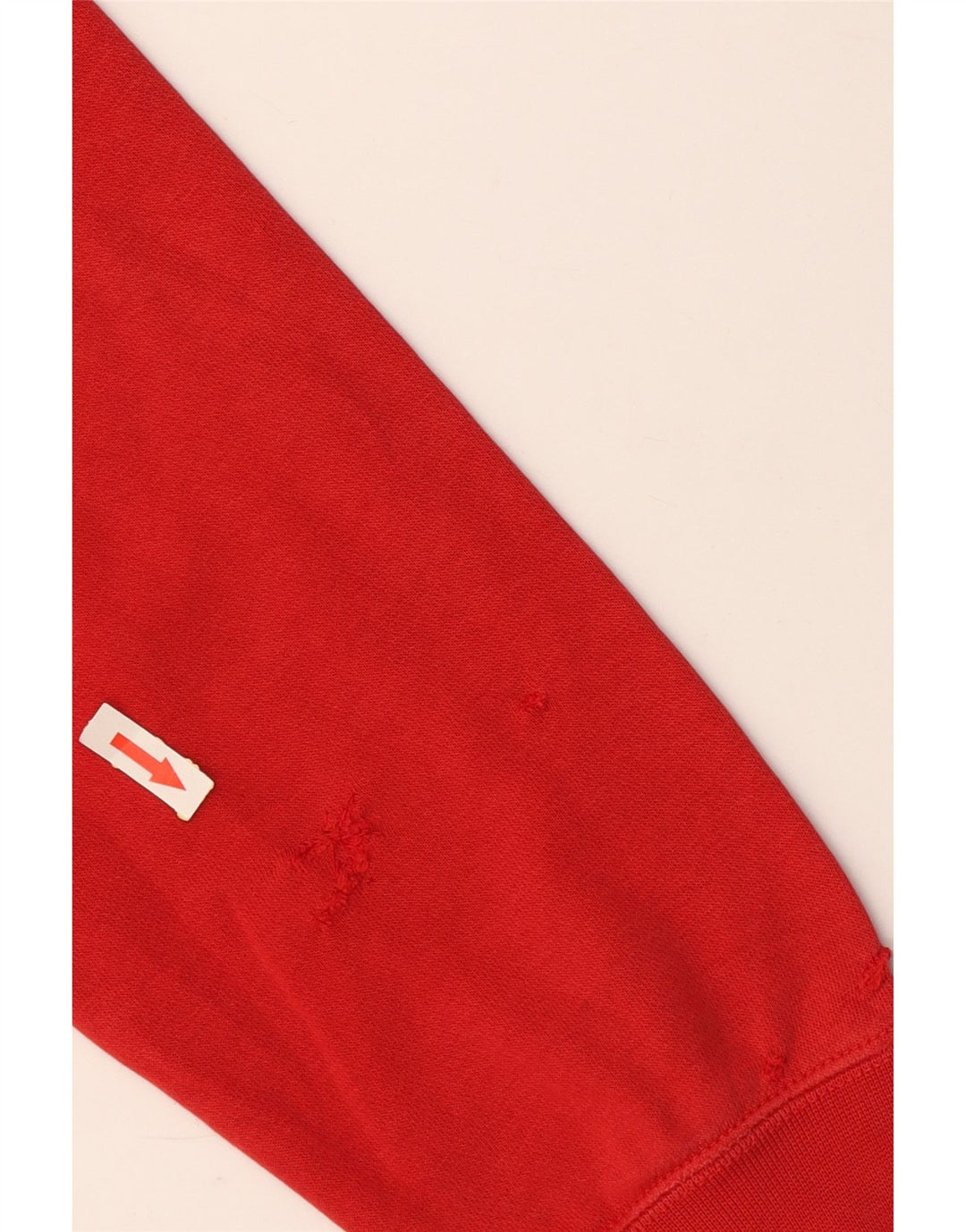 Felpa con cappuccio da uomo Nike Large rossa in cotone